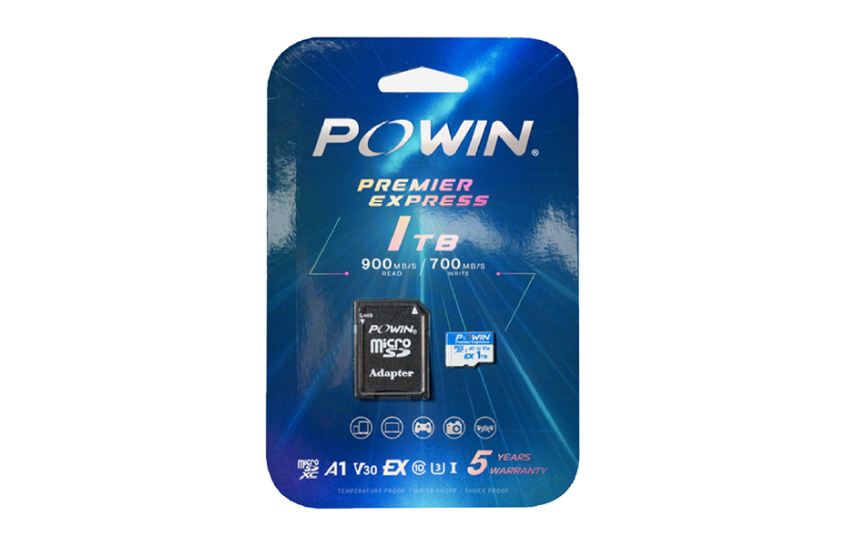 POWIN microSD EXPRESS Memory Card 1TB 900MB/s